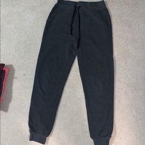 Gray sweat pants